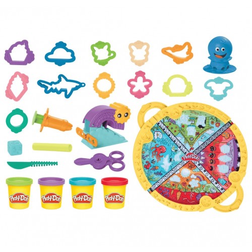 Masas y Plastilinas Play-Doh Starters Set de Juego Portátil  Hasbro F9143