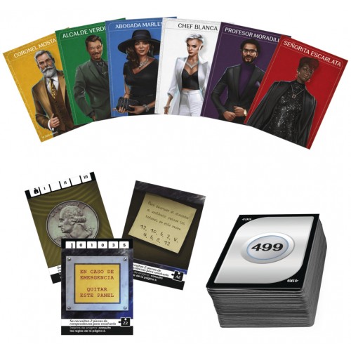Juego de Mesa Clue Escape El Hotel de Medianoche Hasbro Gaming F6417