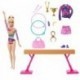 MUÑECA BARBIE PROFESIONES GIMNASTA CABELLO RUBIO