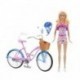 BARBIE BICICLETA CON MUÑECA