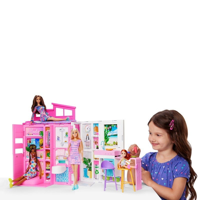 BARBIE CASA GLAM CON MUNECA Juguetelandia