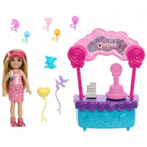 MUÑECA BARBIE STACIE AL RESCATE CHELSEA ESTACIÓN DE DULCES