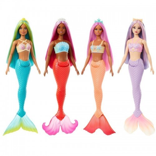 MUÑECA BARBIE ENSUEÑO SIRENAS CON CABELLO DE COLORES