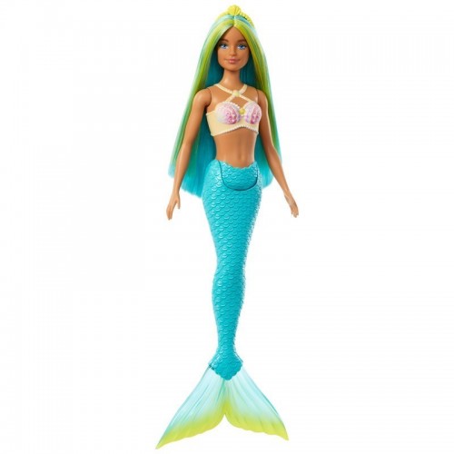 MUÑECA BARBIE ENSUEÑO SIRENAS CON CABELLO DE COLORES