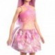 MUÑECA BARBIE FANTASÍA UNICORNIO FALDA DE ENSUEÑO ROSA