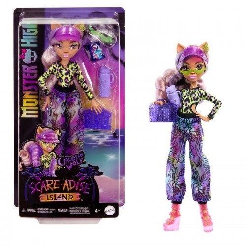 MUÑECA MONSTER HIGH ISLA DEL TERROR CLAWDEEN