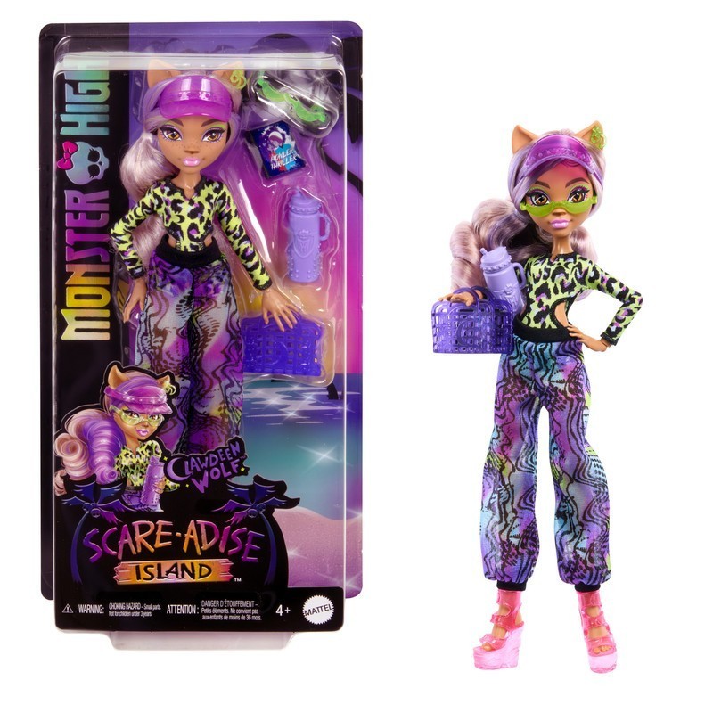 MUÑECA MONSTER HIGH ISLA DEL TERROR CLAWDEEN