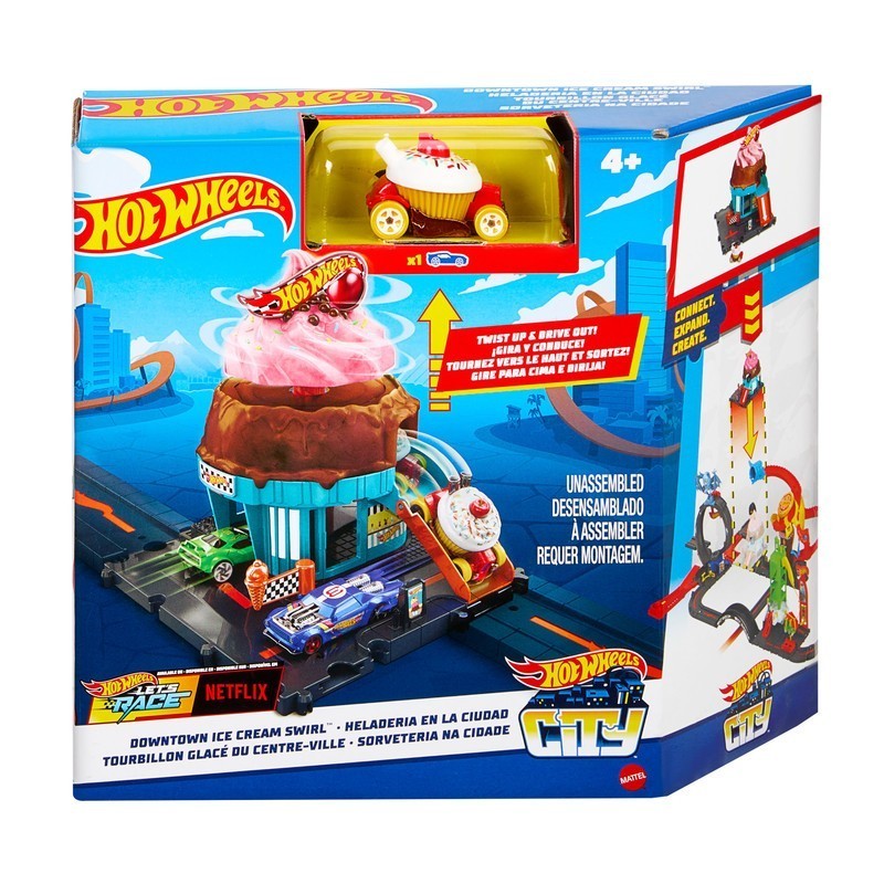 HOT WHEELS CITY PISTA HELADERÍA