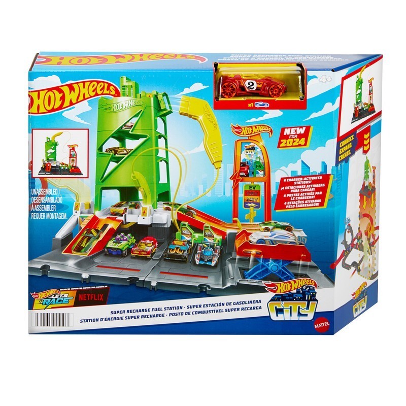 HOT WHEELS CITY PISTA SÚPER ESTACIÓN DE GASOLINA