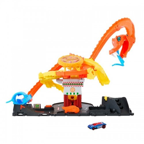 HOT WHEELS CITY PISTA ATAQUE DE COBRA VS PIZZERÍA