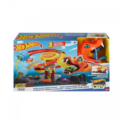 HOT WHEELS CITY PISTA ATAQUE DE COBRA VS PIZZERÍA