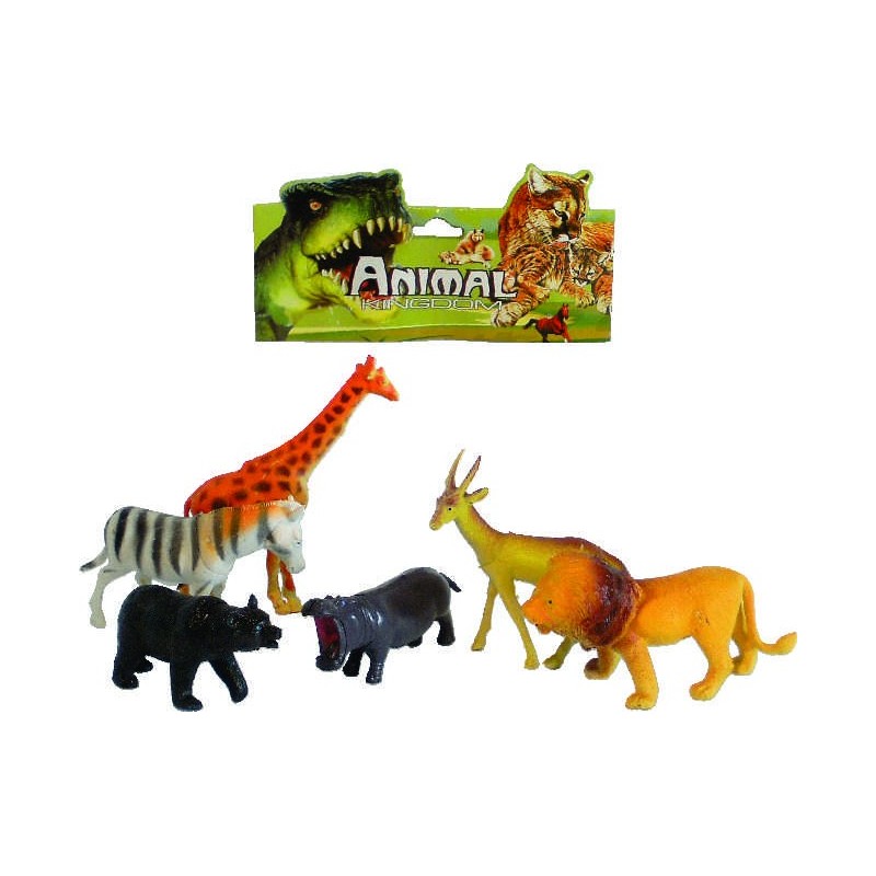 ANIMALES SALVAJES PEQUEÑOS X 6 BOLSA