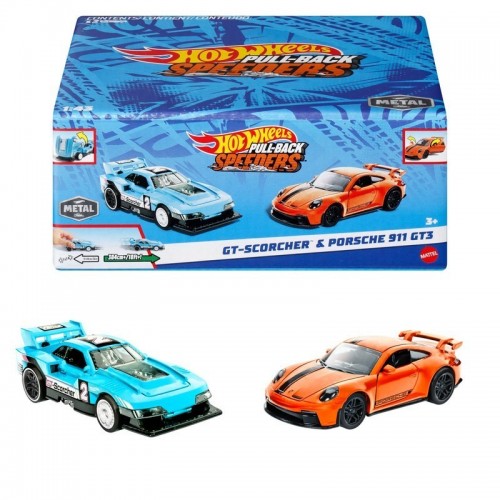 HOT WHEELS DIECAST PAQUETE DE 2 AUTOS DE FRICCIÓN SORPRESA
