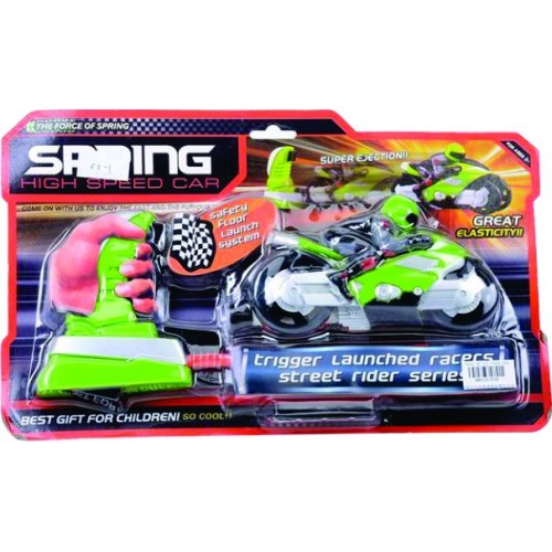 MOTO CON LANZADOR SPRING BLISTER
