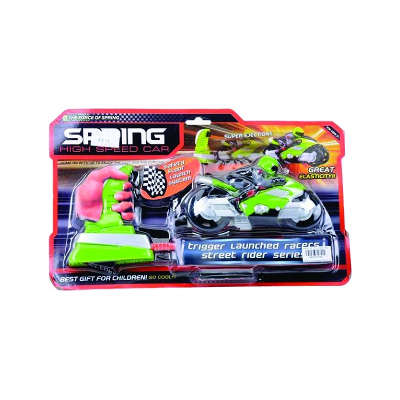 MOTO CON LANZADOR SPRING BLISTER