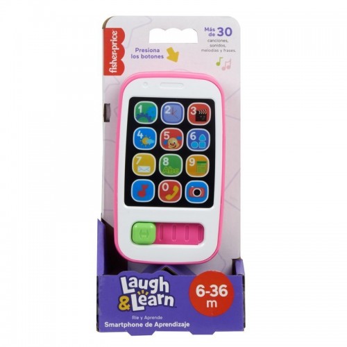 FISHER PRICE RÍE Y APRENDE SMARTPHONE DE APRENDIZAJE ROSA