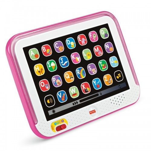 FISHER PRICE RÍE Y APRENDE TABLET DE APRENDIZAJE CRECE CONMIGO ROSA