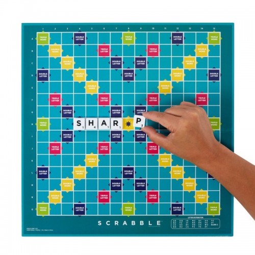 JUEGO DE MESA SCRABBLE 2 EN 1 COLABORATIVO