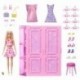 BARBIE CLÓSET DE LOS SUEÑOS CON ACCESORIOS Y MUÑECA