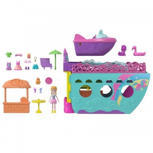 MUÑECA POLLY POCKET BOTE DE UNICORNIO