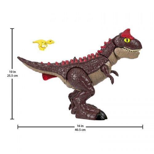 FISHER PRICE IMAGINEXT JURASSIC WORLD CARNOTAURUS MODO DEFENSA