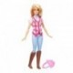 MUÑECA BARBIE MALIBU EQUITACION
