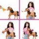 MUÑECA BARBIE RENEE SET DE CUIDADO DE CABALITO