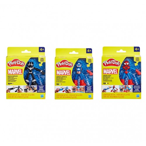 Masas y Plastilinas Play-Doh Marvel Superhéroe Surtido
