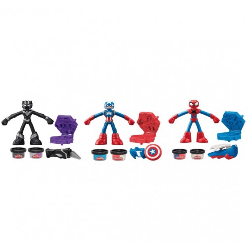 Masas y Plastilinas Play-Doh Marvel Superhéroe Surtido