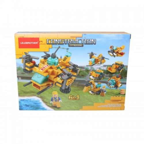 JUEGO DE BLOQUES CONSTRUCTUCION 6 EN 1