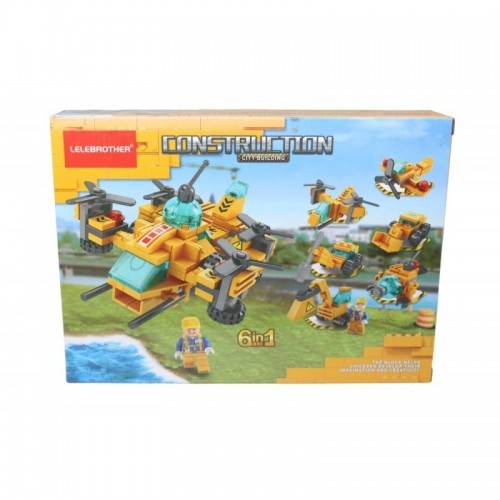 JUEGO DE BLOQUES CONSTRUCTUCION 6 EN 1