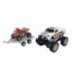 CAMIONETA CON CUATRIMOTO FRICCION BASE Y