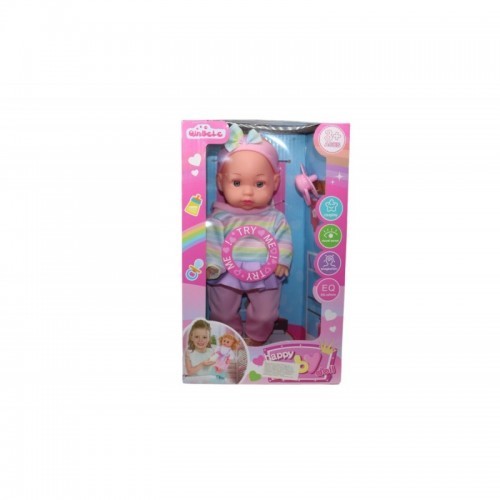 MUÑECO HAPPY BABY 4 SONIDOS CAJA