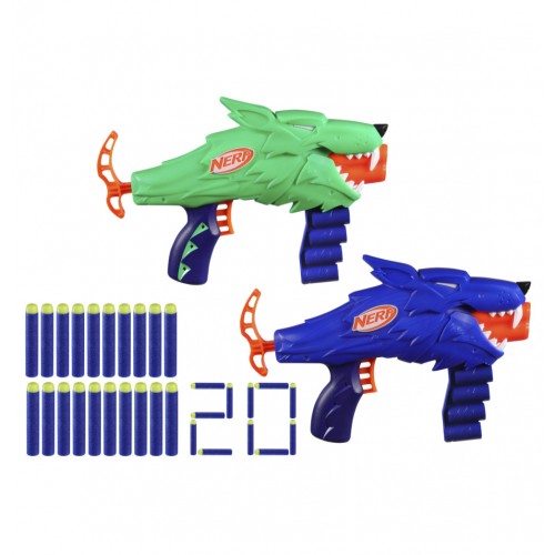 LANZADOR NERF WILD WOLFPACK