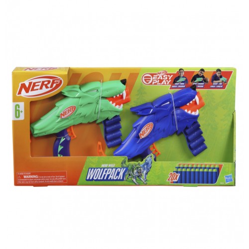 LANZADOR NERF WILD WOLFPACK