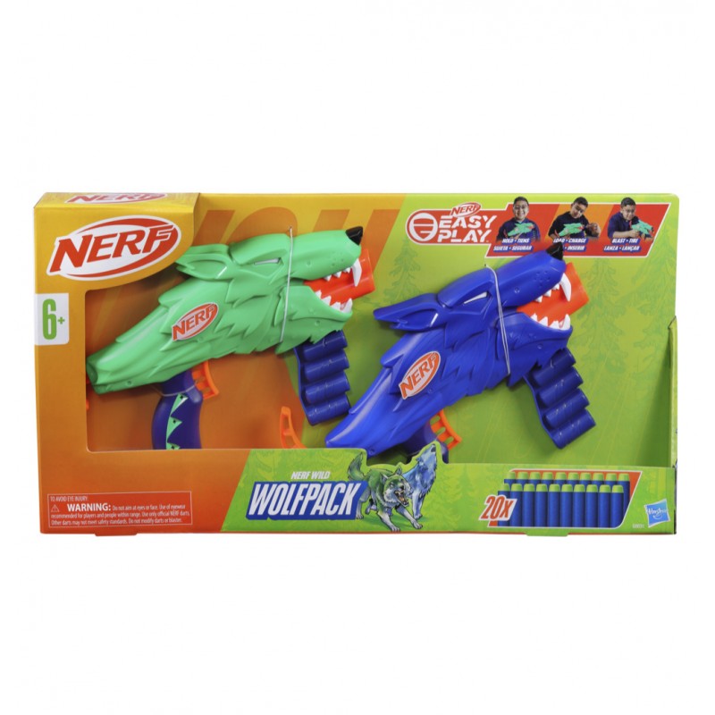 LANZADOR NERF WILD WOLFPACK