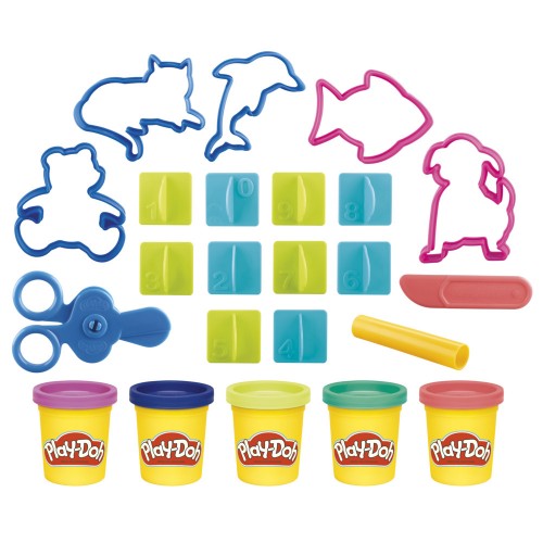 MASAS Y PLASTILINAS PLAY-DOH SET CREA Y APRENDE