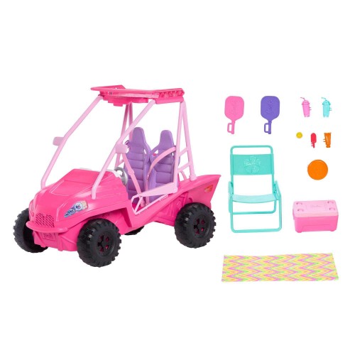 BARBIE DETECTIVES EN LA PLAYA VEHÍCULO BUGGY DE PLAYA