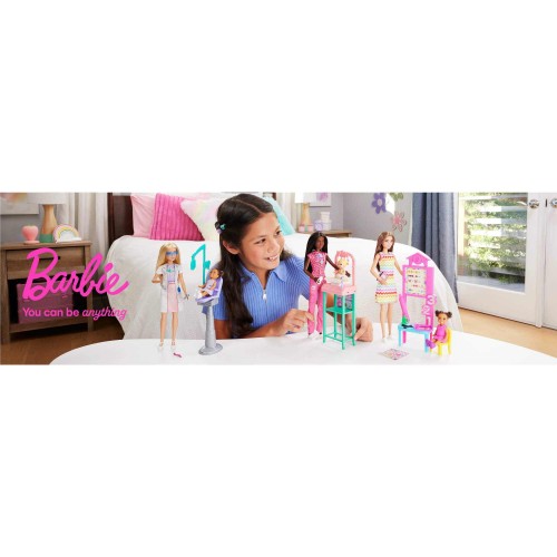 BARBIE PROFESIONES SET DE JUEGO CON MUÑECA SORPRESA