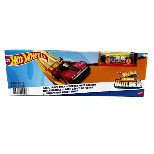 HOT WHEELS TRACK BUILDER PAQUETE BÁSICO DE PISTA
