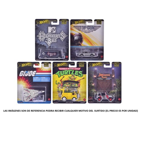 HOT WHEELS COLLECTOR AUTO CULTURA POP SURTIDO SORPRESA