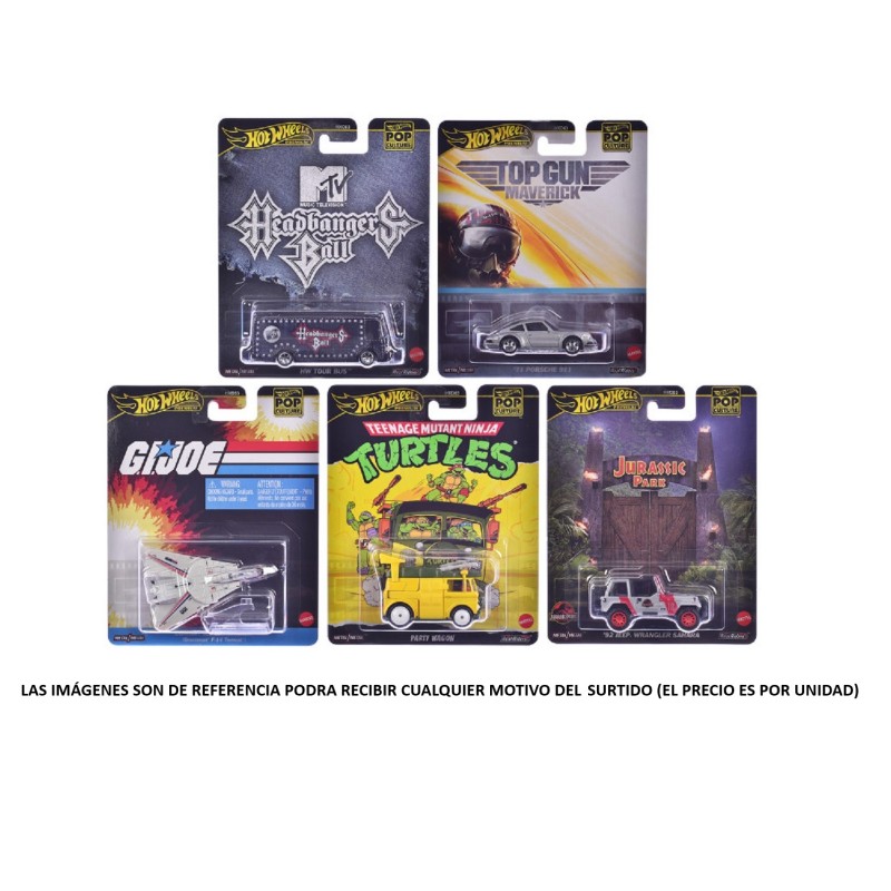 HOT WHEELS COLLECTOR AUTO CULTURA POP SURTIDO SORPRESA