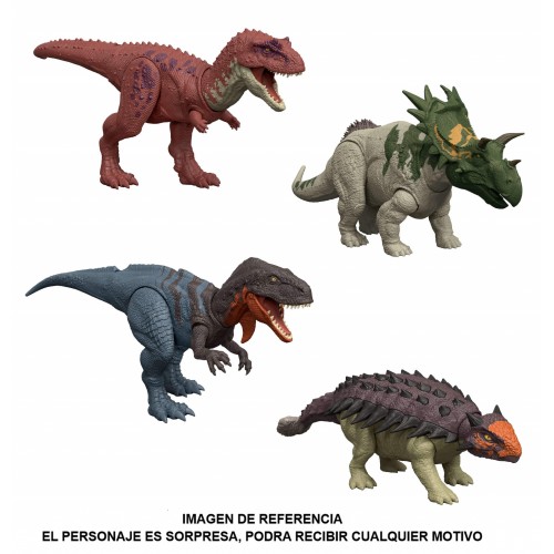 JURASSIC WORLD DINOSAURIO REBIRTH RUGIDO SALVAJE