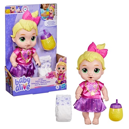 MUÑECA BABY ALIVE LALA GOOGOO BEBÉ SORBITOS