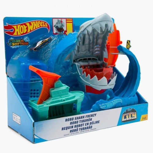 HOT WHEELS CITY ROBO TIBURÓN