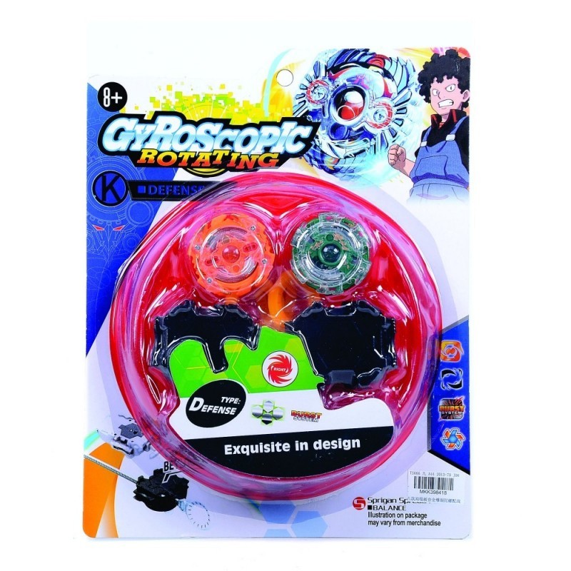 JUEGO DE TROMPOS CON ESTADIO BLISTER