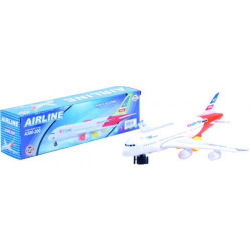 AVION A 380 HAPPY TRIP PILAS LUZ Y SONIDO CAJA