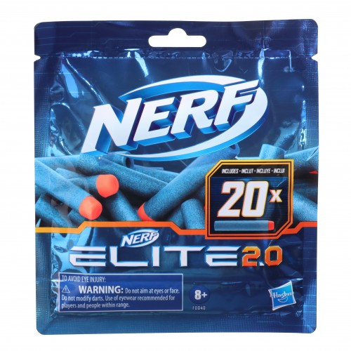 NERF ELITE 2.0 PACK 20 DARDOS