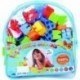 JUEGO  BLOQUES PUZZLE 70 PIEZAS ESTUCHE VINILO