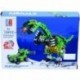 VELOCIRAPTOR 2 EN 1 BLOQUES 120 PIEZAS CAJA